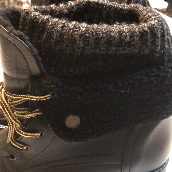 Musse & Cloud lace up ankle boots size 11 black - Picture 4 of 9